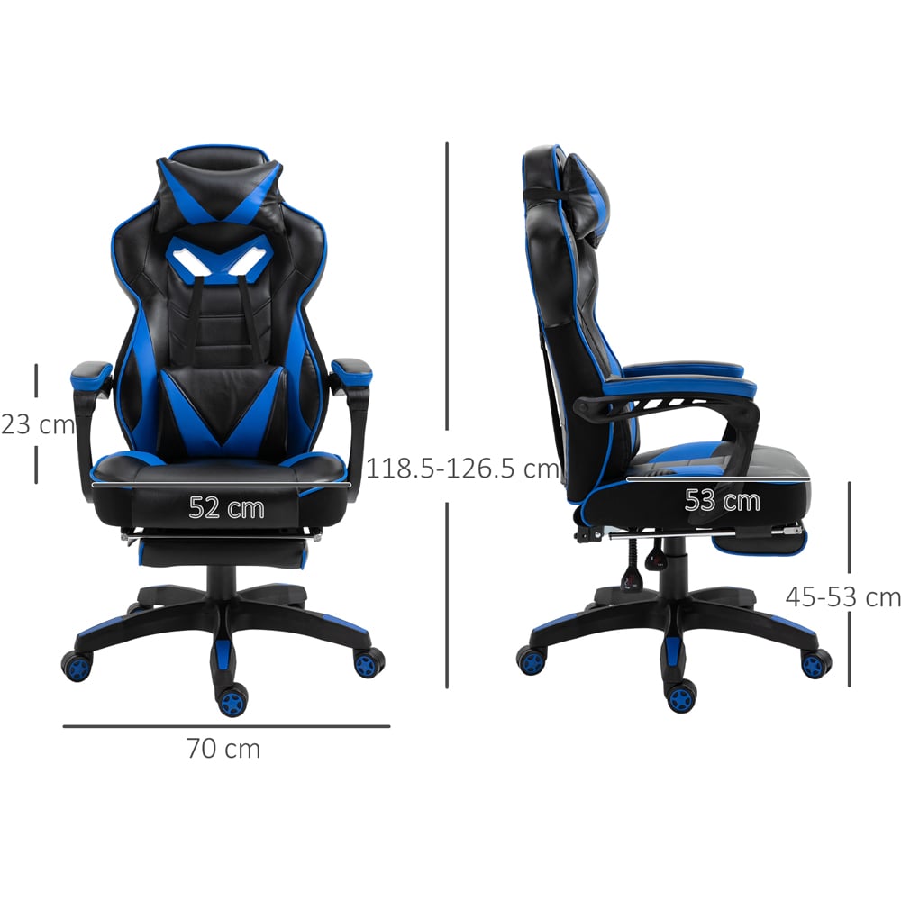 Portland Blue Racing Gaming Chair Image 8
