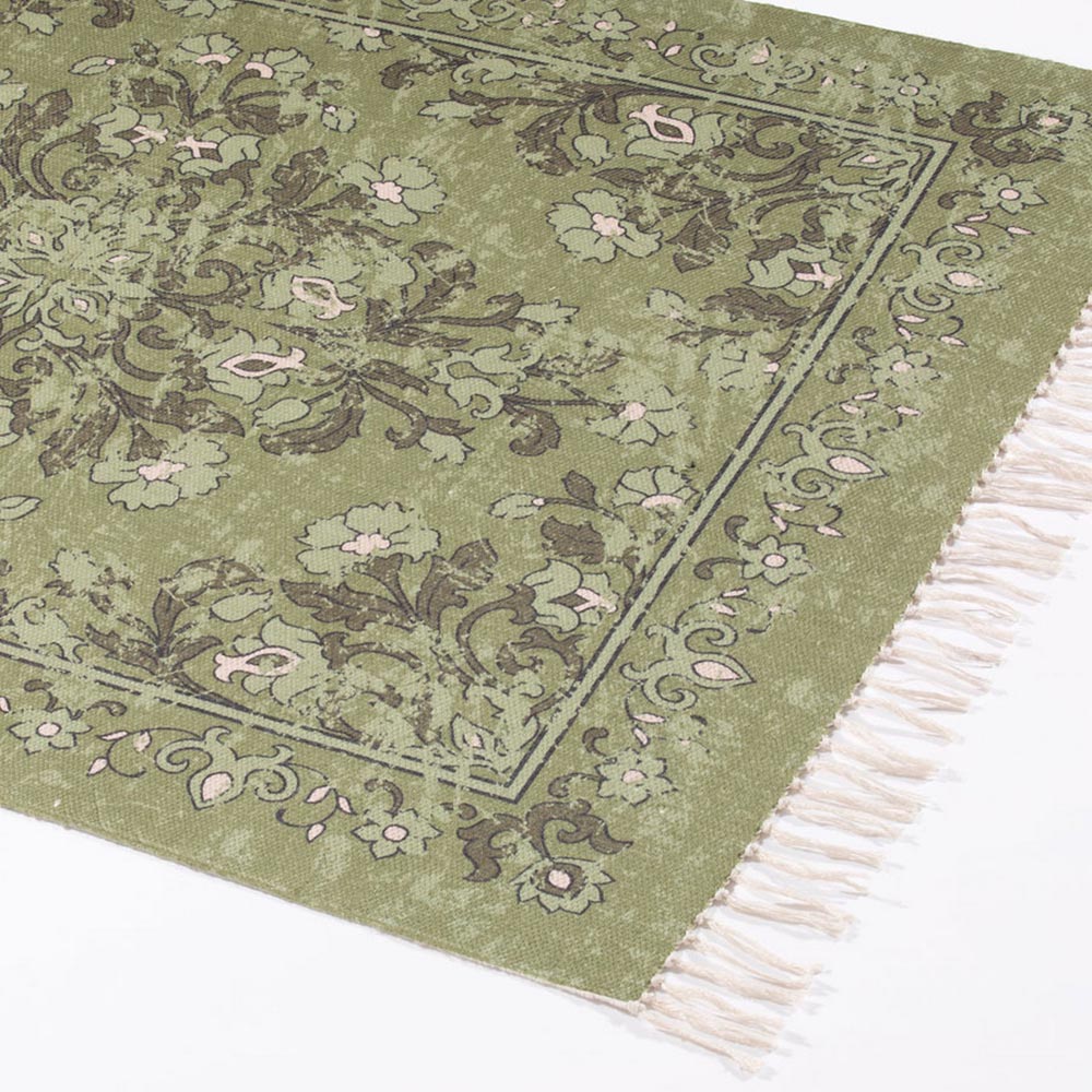 Kew Olive Green Rug 120 x 170cm Image 2