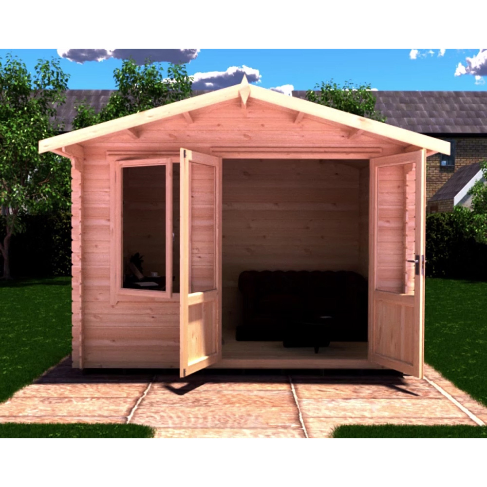 Shire Berryfield 11 x 8ft Wooden Log Cabin Image 5