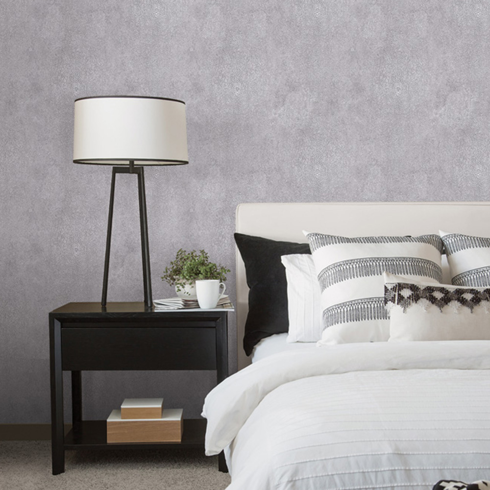 Galerie Natural FX Textured Grey and Black Wallpaper Image 2