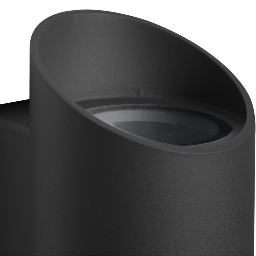 Nordlux Nico Round 22 Black Wall Light Image 5