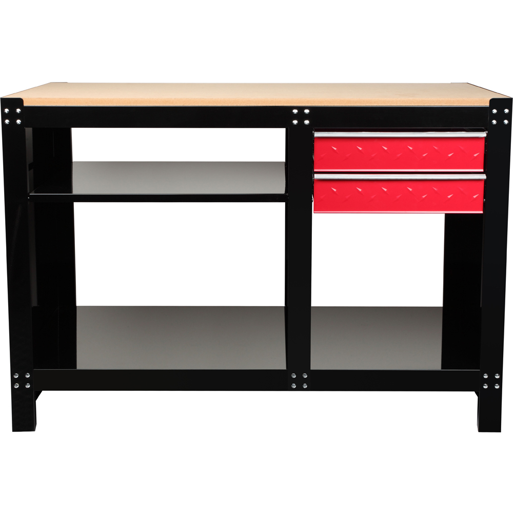 Hilka 2 Drawer Heavy Duty Workbench Image 4