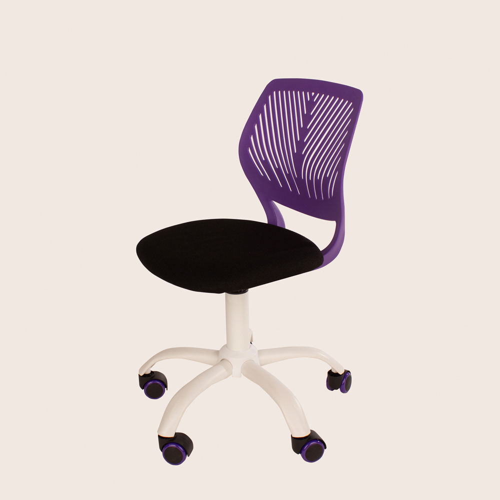 Core Products Loft Purple and Black Compact Study Chair Image 3