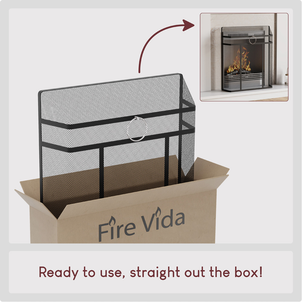 Fire Vida Octon Fire Guard 28 inch Image 3