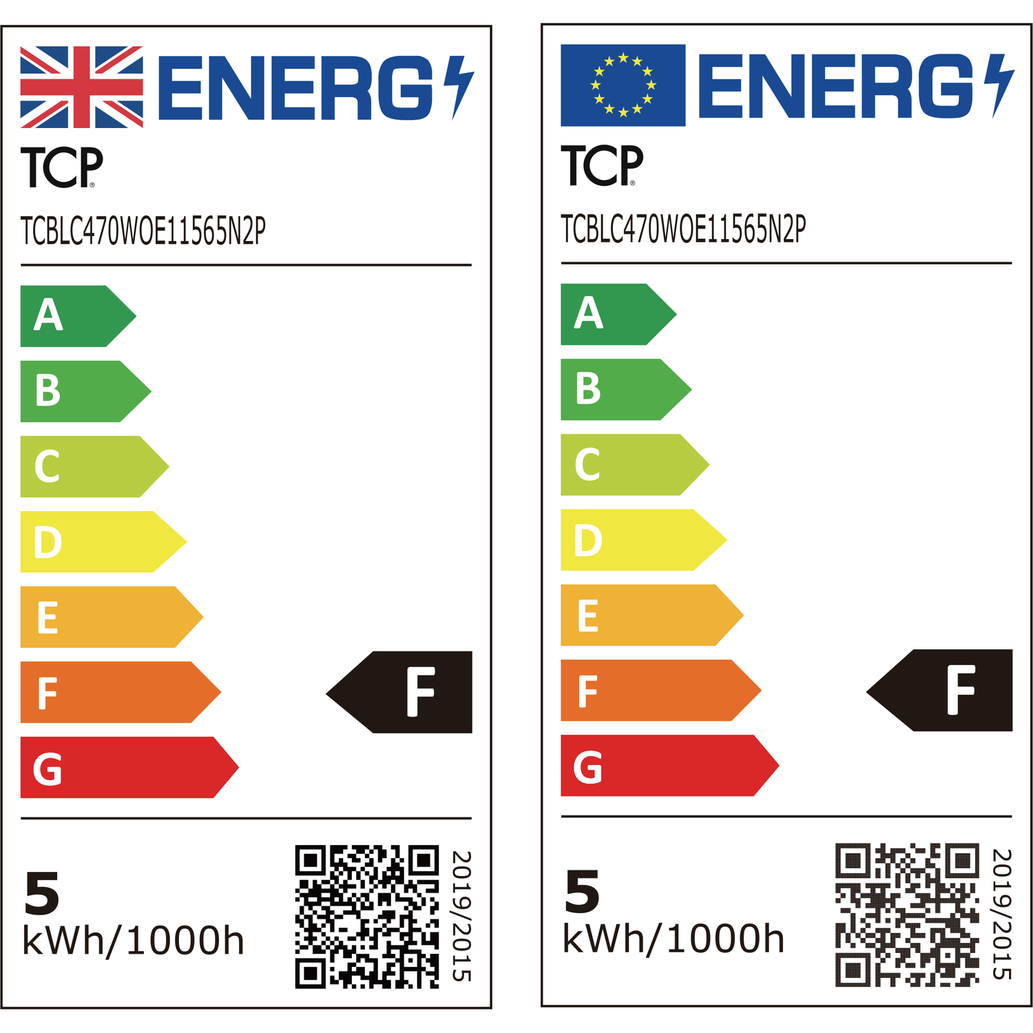 TCP LED Candle 470L E14 Bulbs - Daylight Image 4