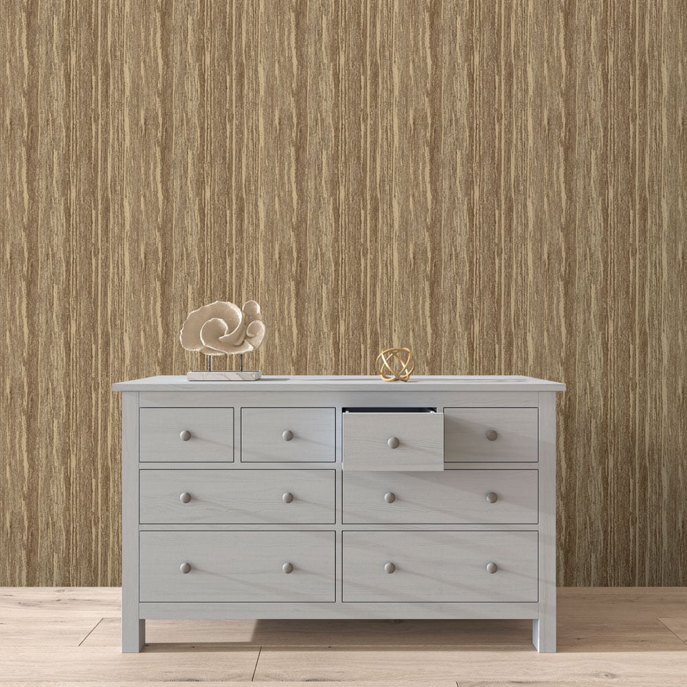 Design ID Wood Grain Bronze Wallpaper Image 2