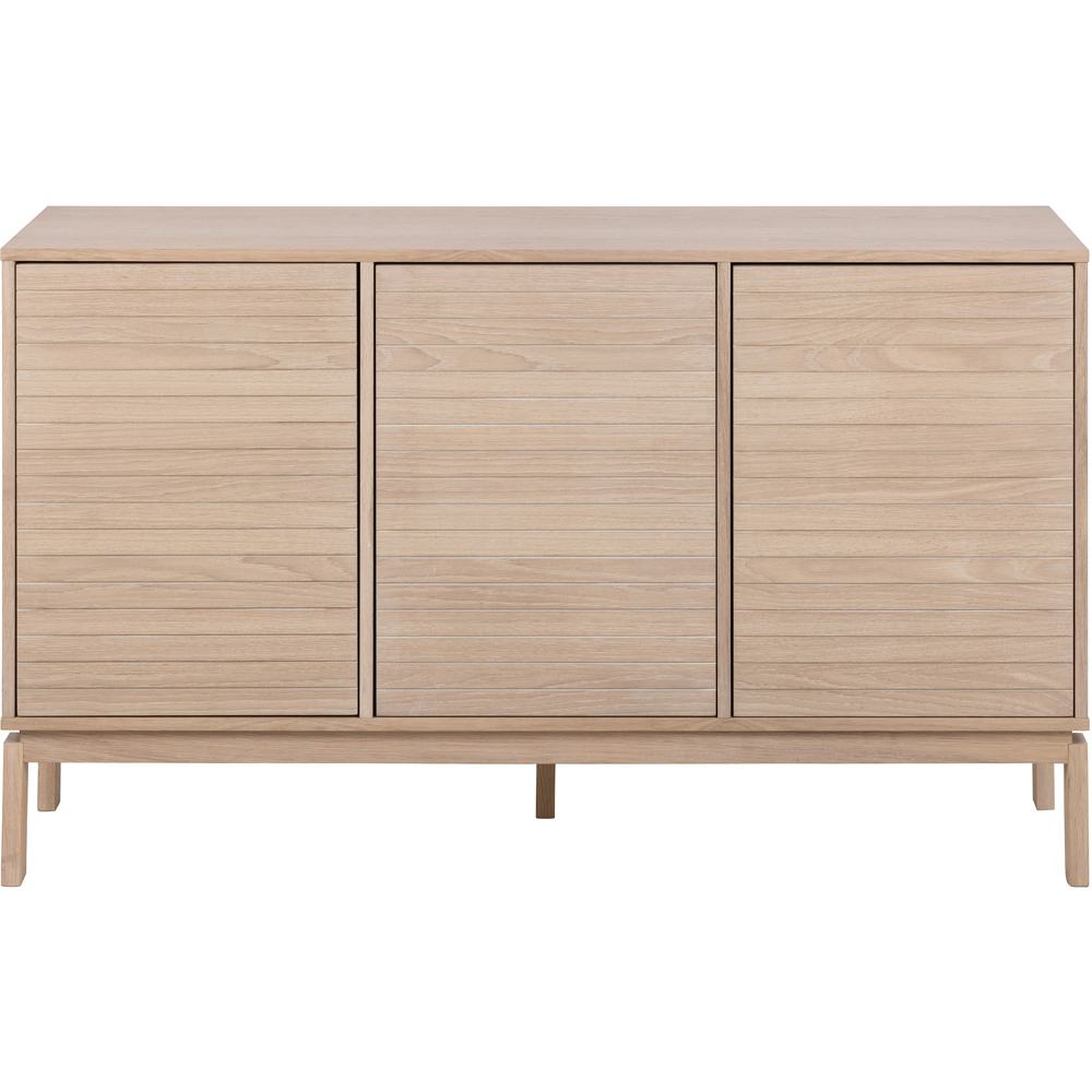 Florence Linley 3 Door White Oak Sideboard Image 3