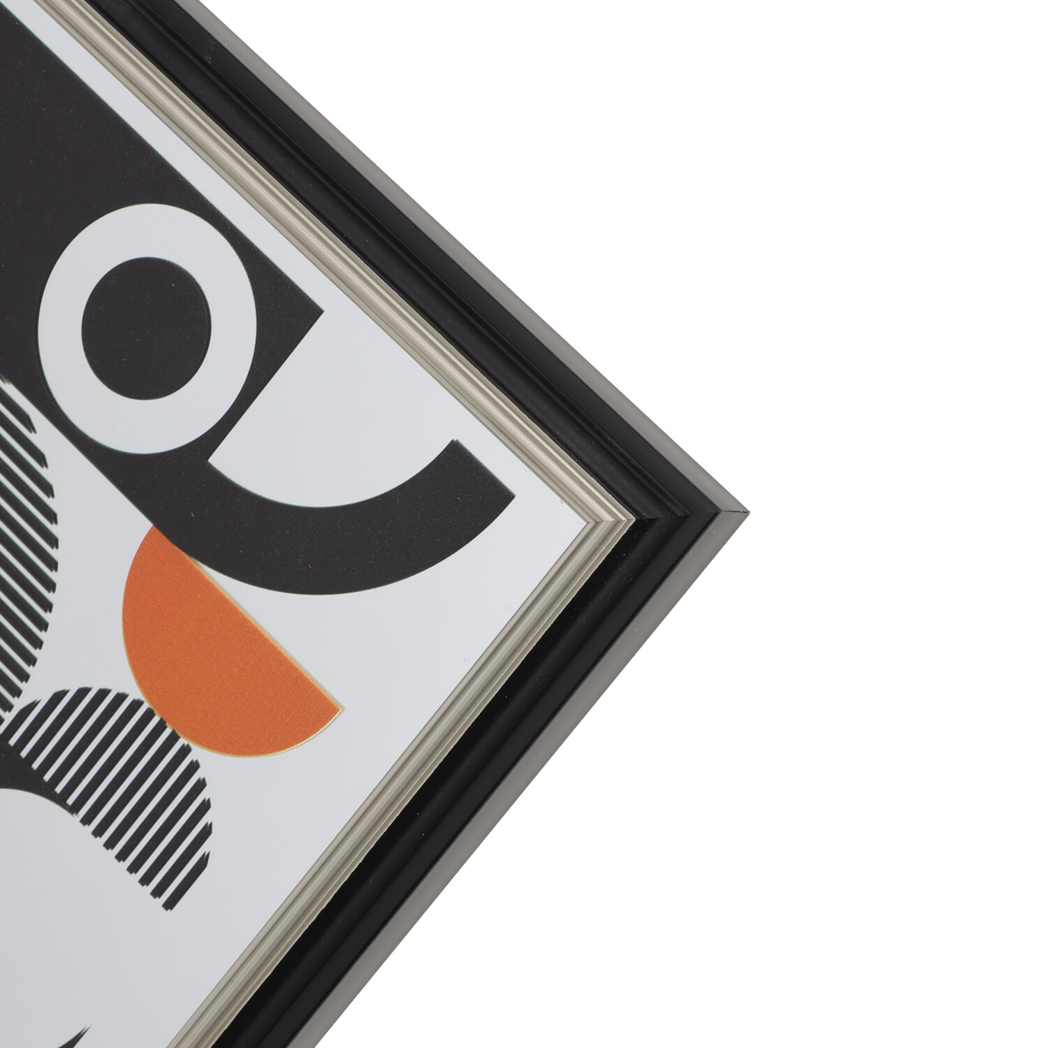 Geometric Mirrored Wall Art Multicolour Image 4