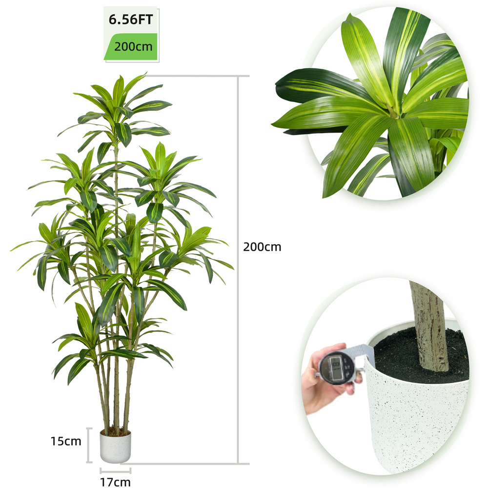 Agave Tree Indoor Artificial Plant 200cm Image 7