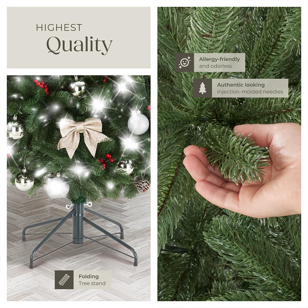 tectake Prancer Green Artificial Christmas Tree 7.5ft Image 5