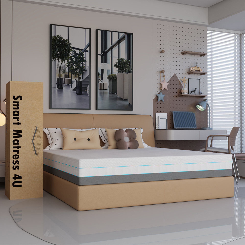 Sliding Wardrobes 4U King Size Smart Hard Foam Pressure Relief Mattress Image 2