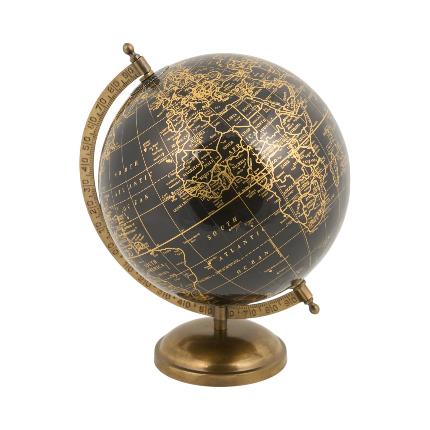 Gold Globe Black Image 3
