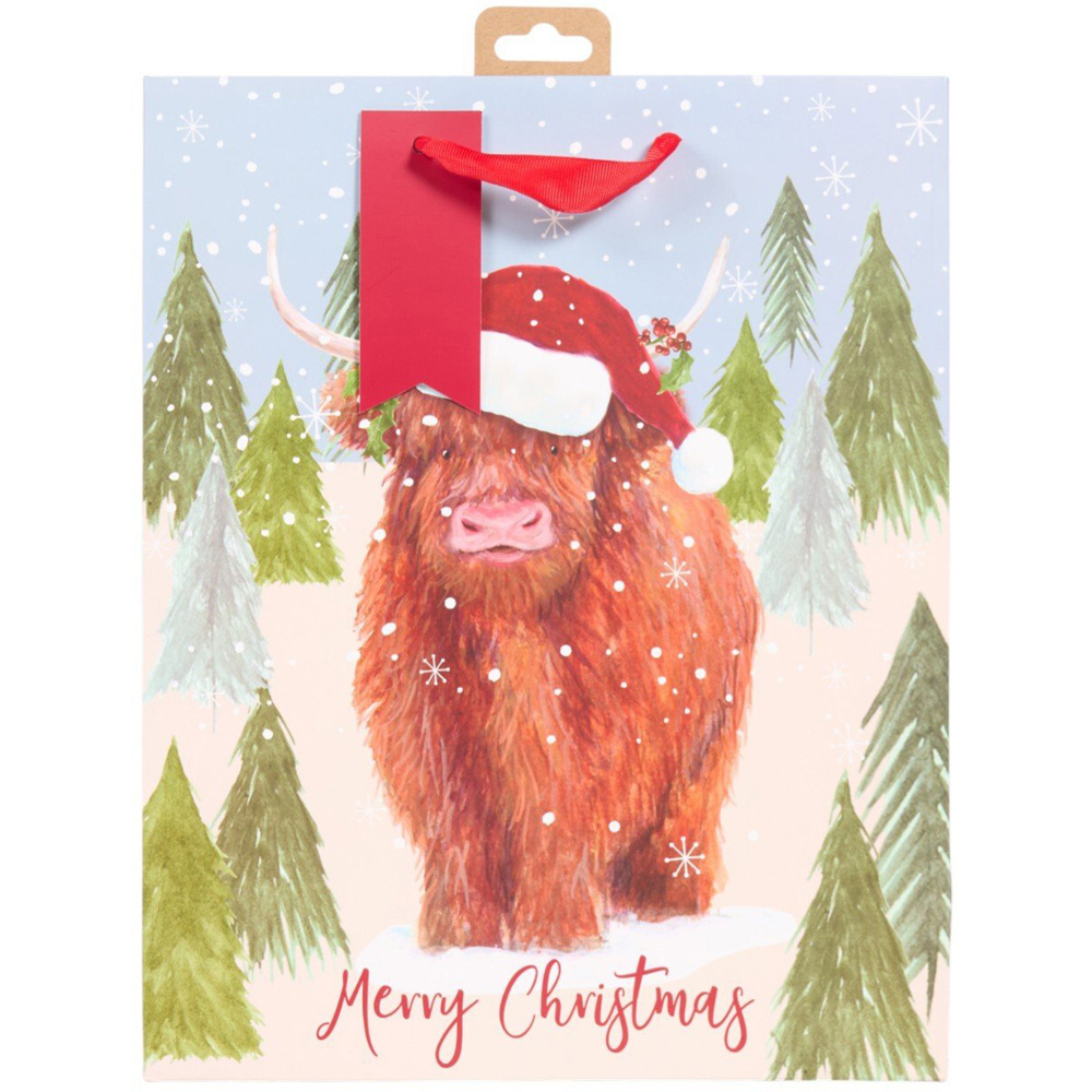 Highland Cow Large Gift Bag Image 3