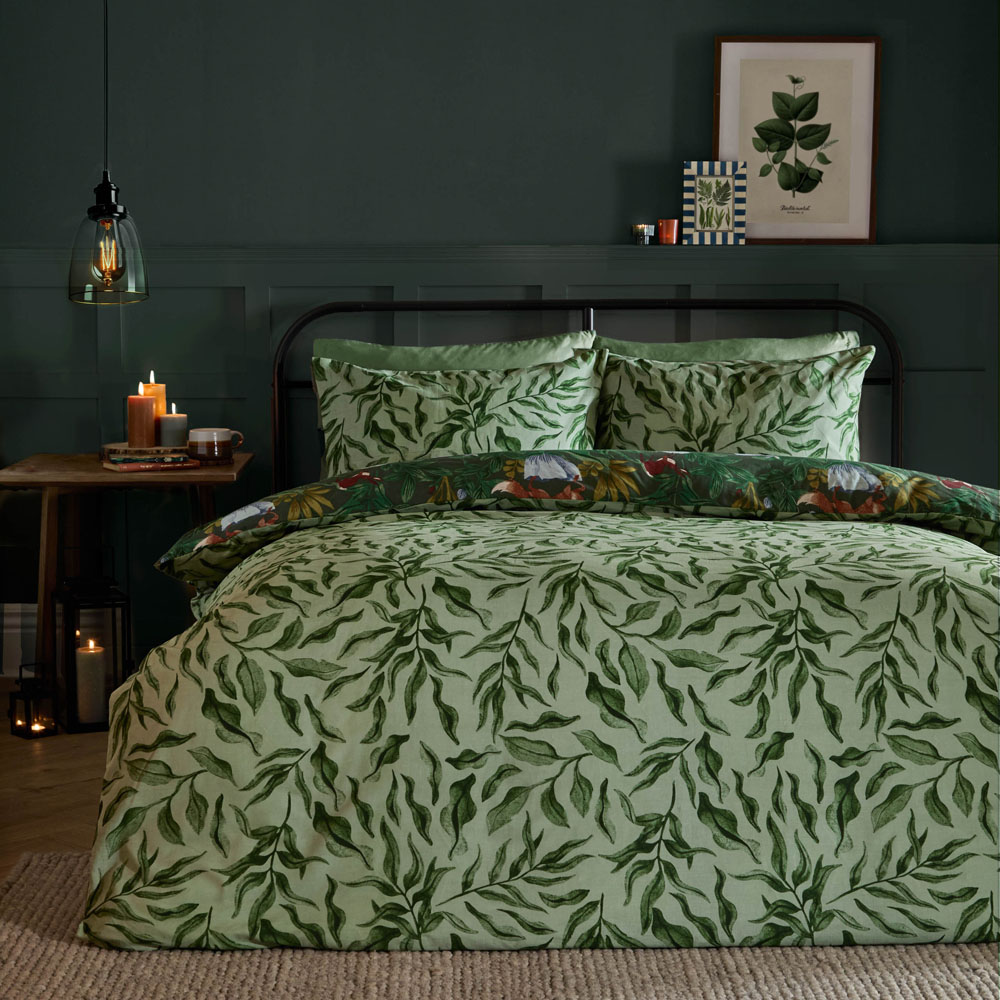 Furn Single Into The Woods Printed Reversible Duvet Set Image 2