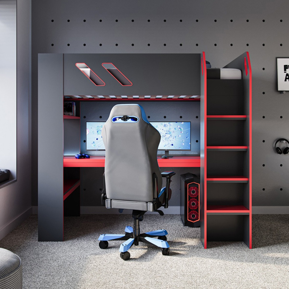 Recoil Orbit Single Gaming High Sleeper Bed Image 5