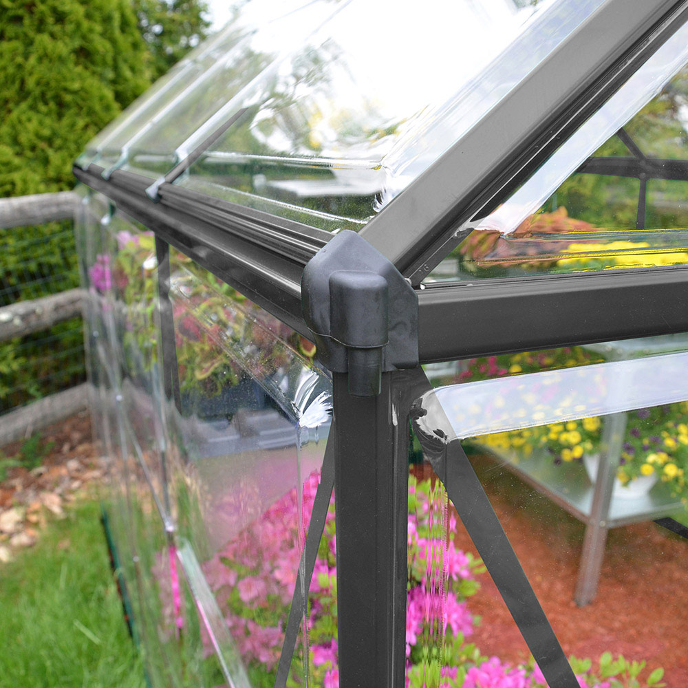 Palram Canopia Harmony Grey Polycarbonate 6 x 6ft Greenhouse Image 4