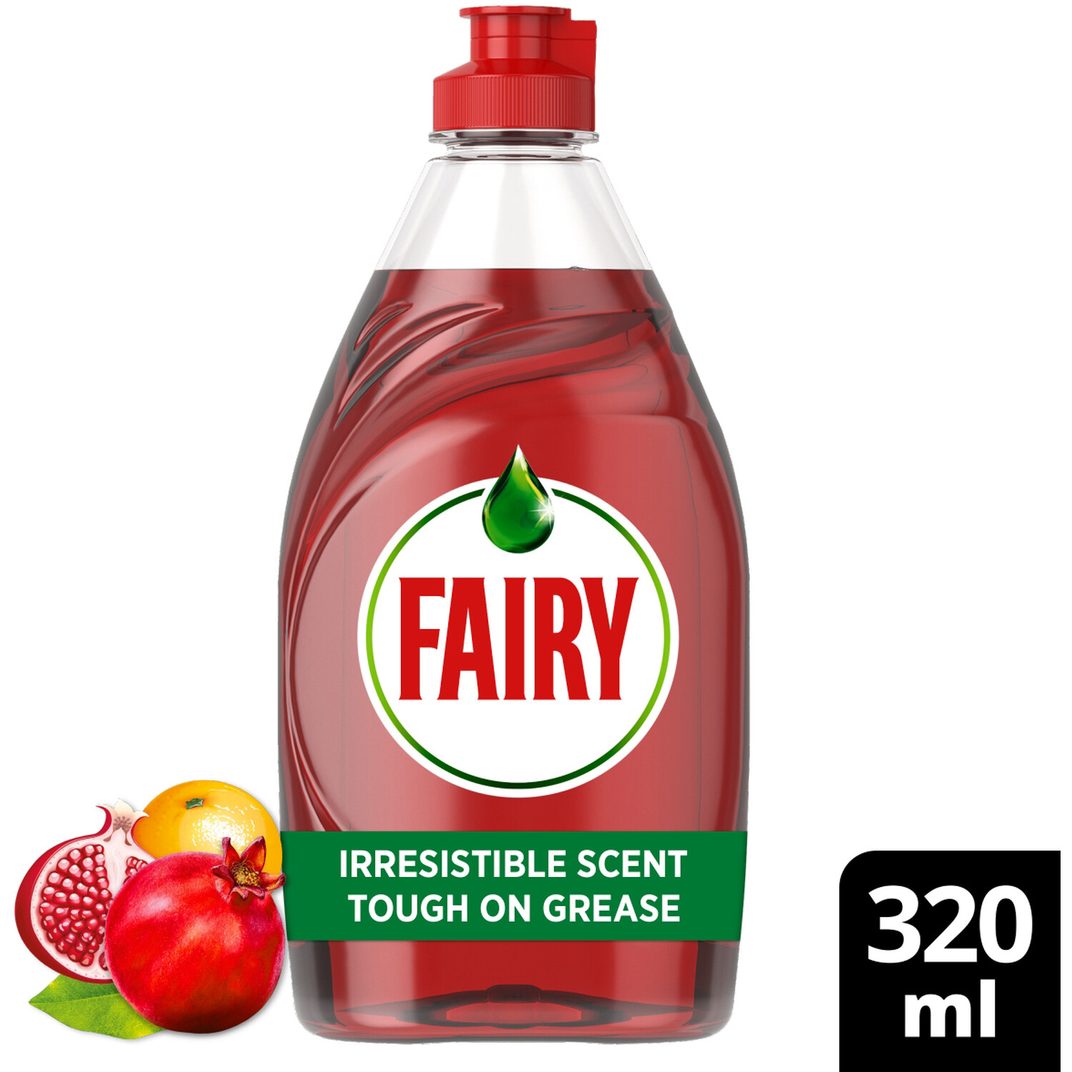 Fairy Washing Up Liquid - 320ml / Pomegranate and Grapefruit Image 2
