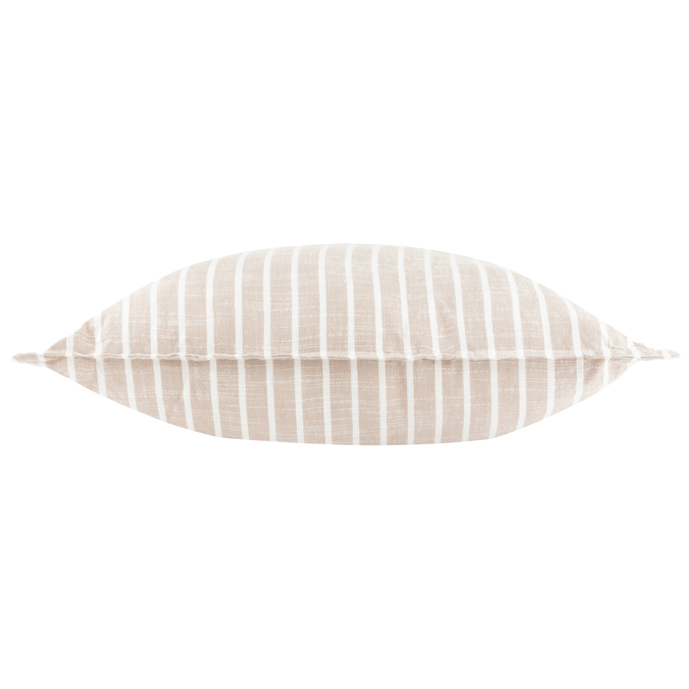 Yard Hessle Cream Stripe Cotton Cushion 45 x 45cm Image 4