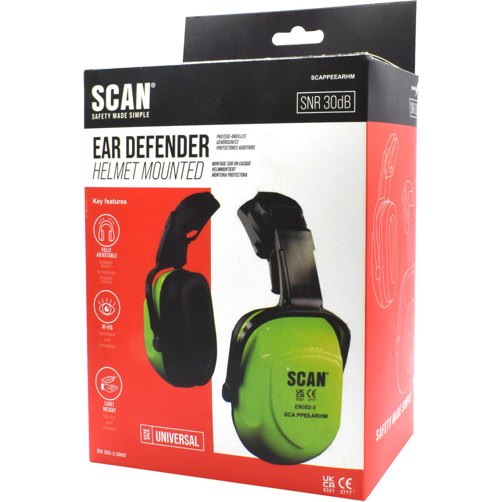 Scan Helmet Mounted Ear Defender Image 2