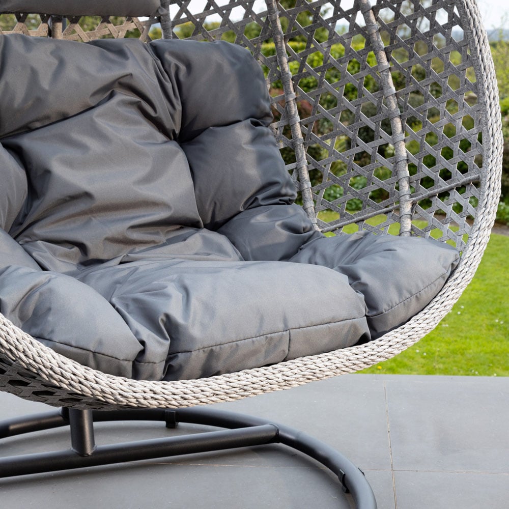 Artemis Home Oakley Dark Grey Swing Chair Image 5