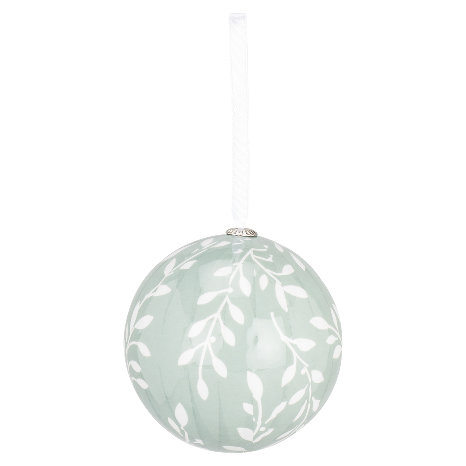 Set of 3 Christmas Decoupage Baubles Image 4