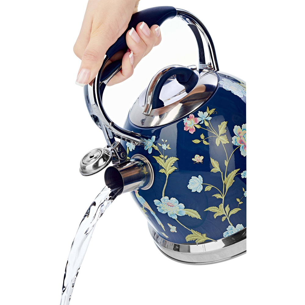 Laura Ashley Elveden VQSBNK057LANUK Navy Stovetop Kettle Image 5