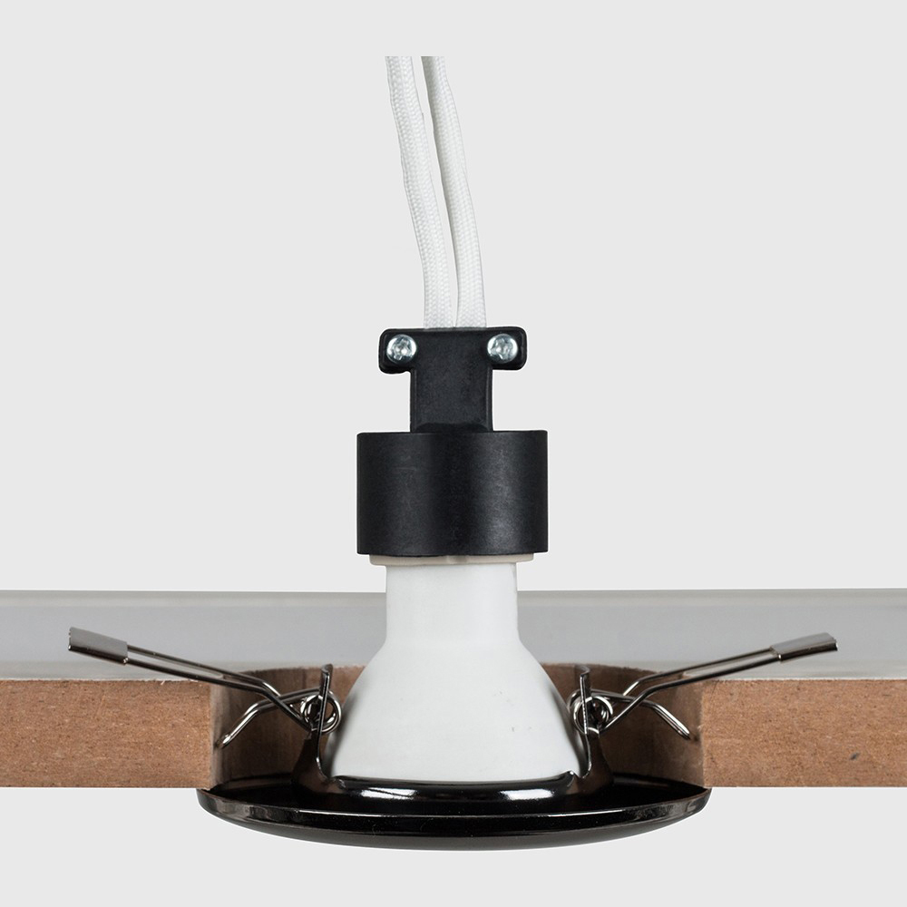 ValueLights Black Chrome Cool White LED Ceiling Downlight 6 Pack Image 5