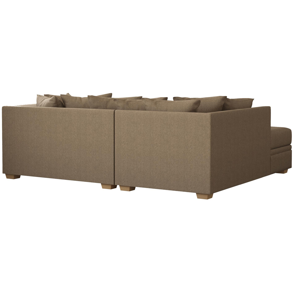 Modo 3 Seater Venice Nutmeg Left Hand Scatter Back L-Shape Corner Sofa Image 5