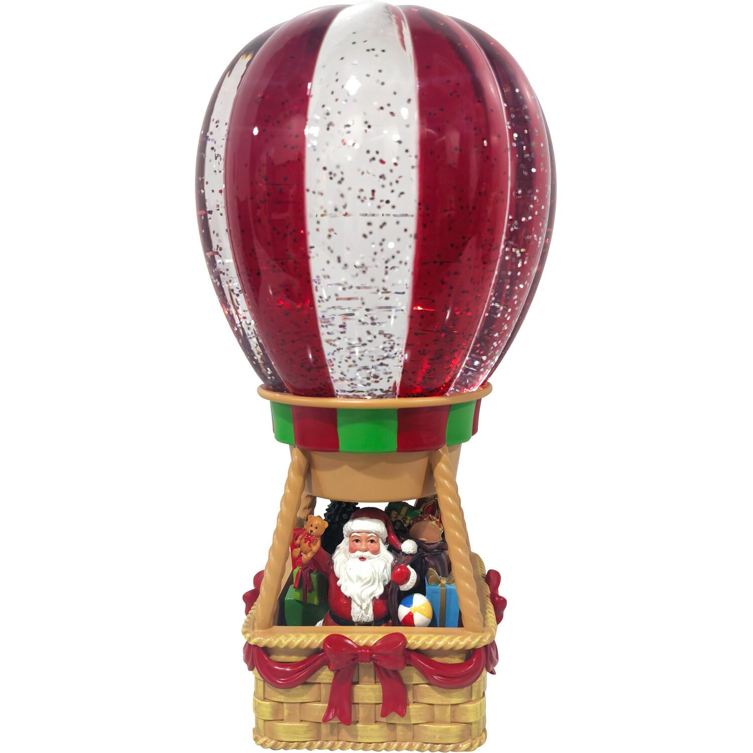 Santa in LED Hot Air Balloon Multicolour Image 7
