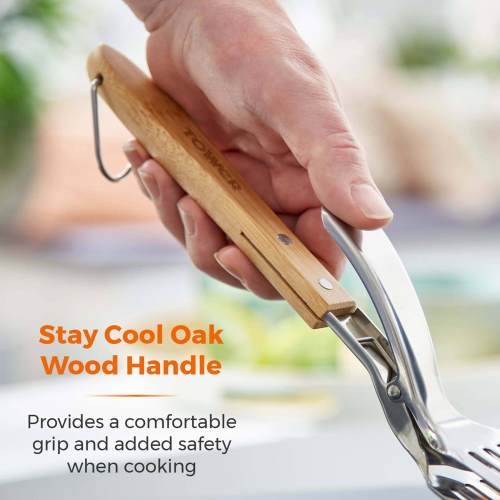 Tower Multifunctional Spatula with Wooden Handle Image 4
