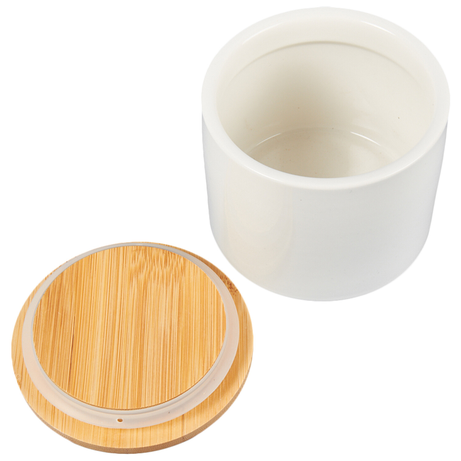 Stacking Canister - Whte Image 4