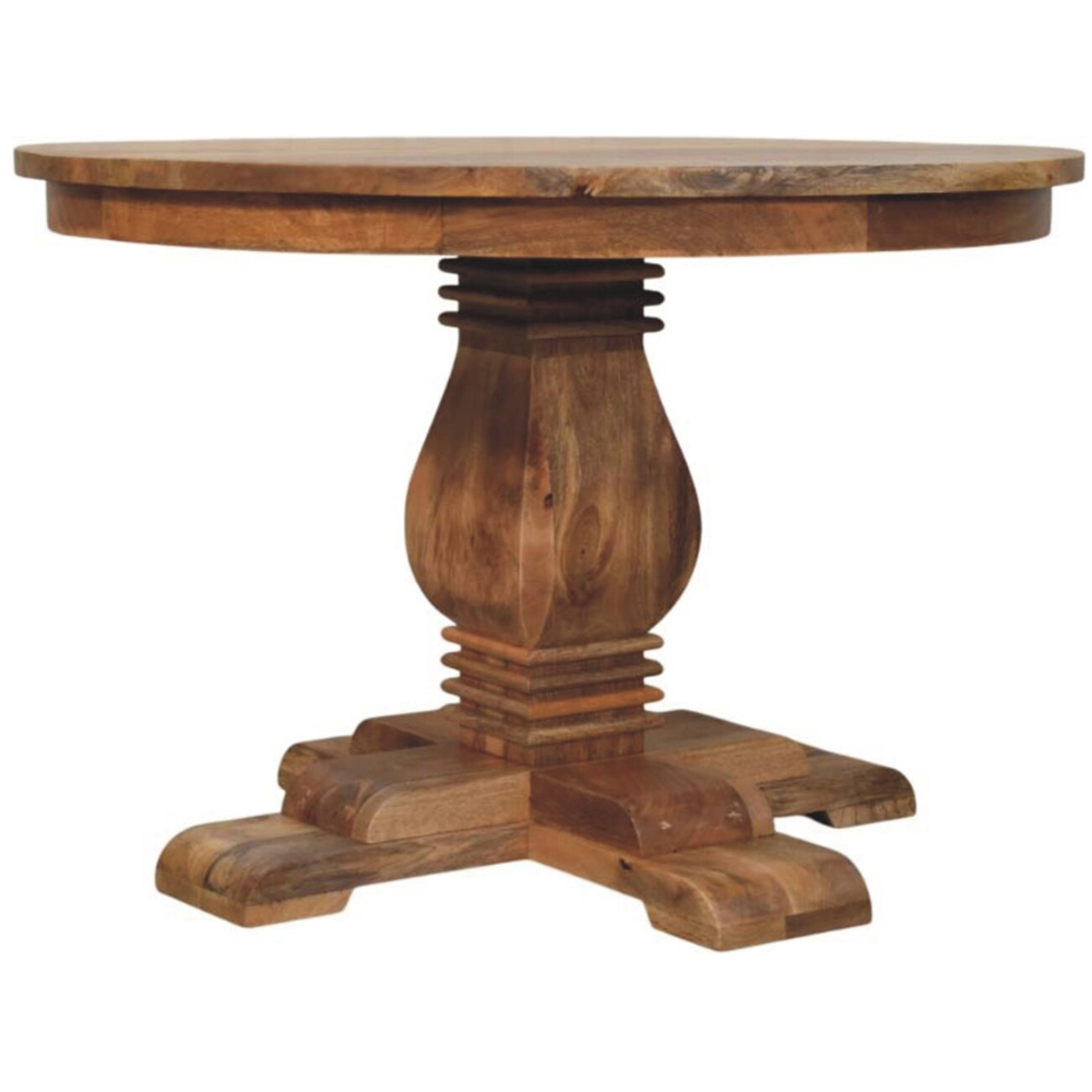 Artisan Furniture Valentina Chestnut 2 Seater Round Mango Wood Dining Table Image 3