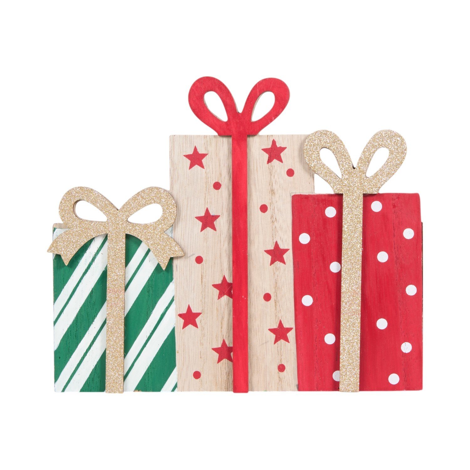 Wooden Present Crate Multicolour Image 2