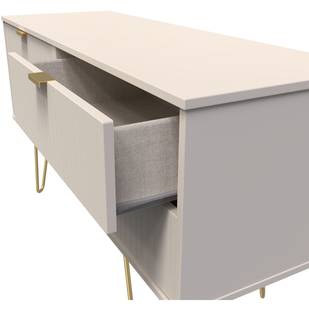 Crowndale Linear 4 Drawer Kashmir Matt Chest of Drawers Ready Assembled Image 6