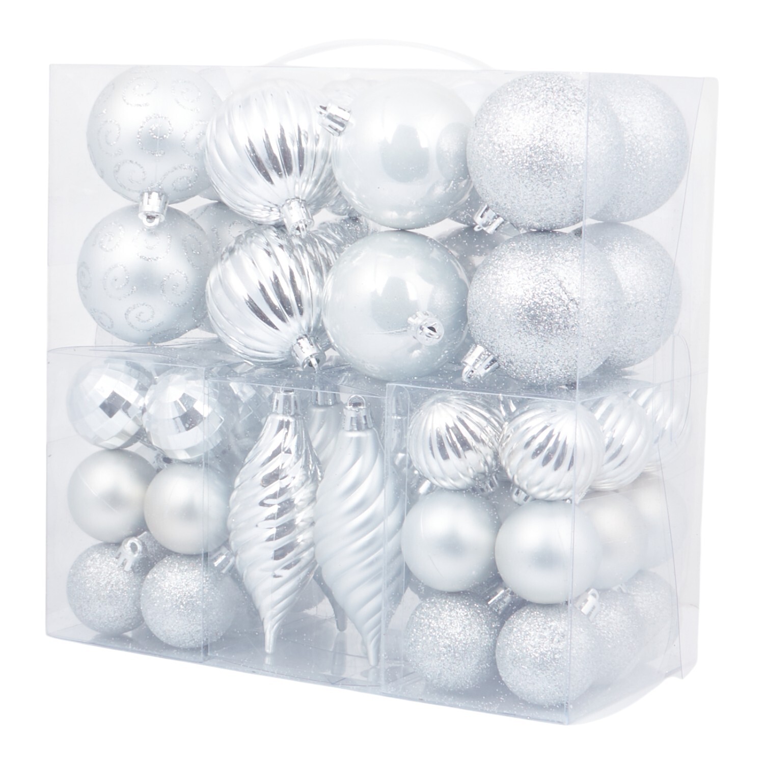 57 Piece Bauble and Tree Topper Set Image 4