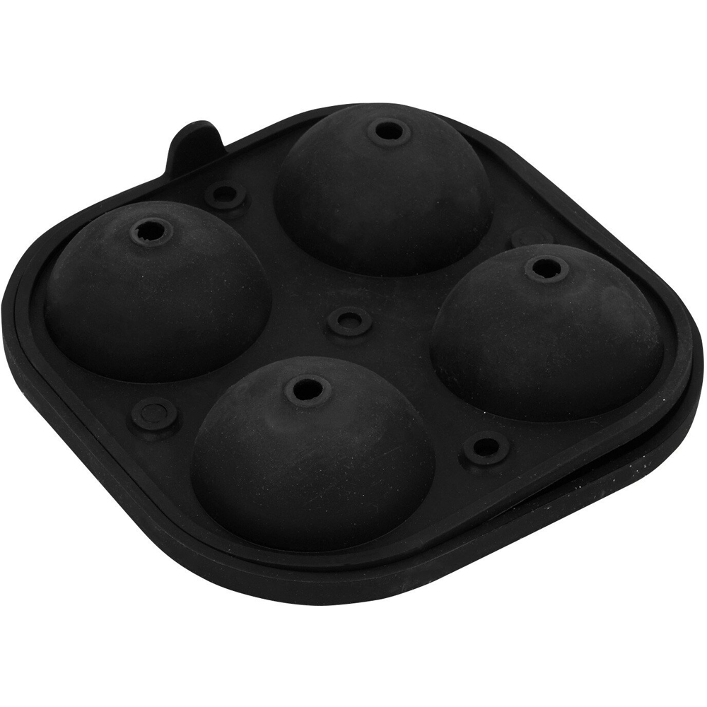4-Ball Silicone Ice Mould - Black Image 3