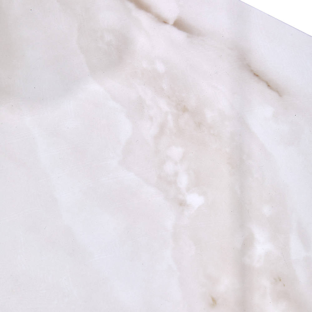 Living and Home Marble Patterned White PVC Self Adhesive Wall Sticker 10 Pack Image 8