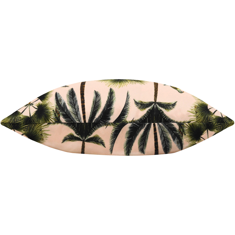 Evans Lichfield Palms Blush Rectangular Outdoor Reversible Cushion Image 3