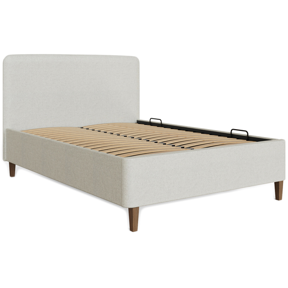 GFW Addison King Size Grey Ottoman Bed Frame Image 3