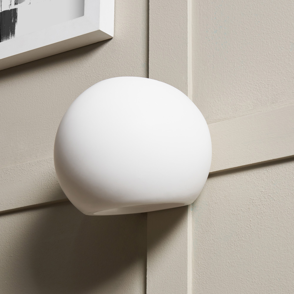 Inlight Pompeo Paintable Plaster Up and Down Wall Light Image 6