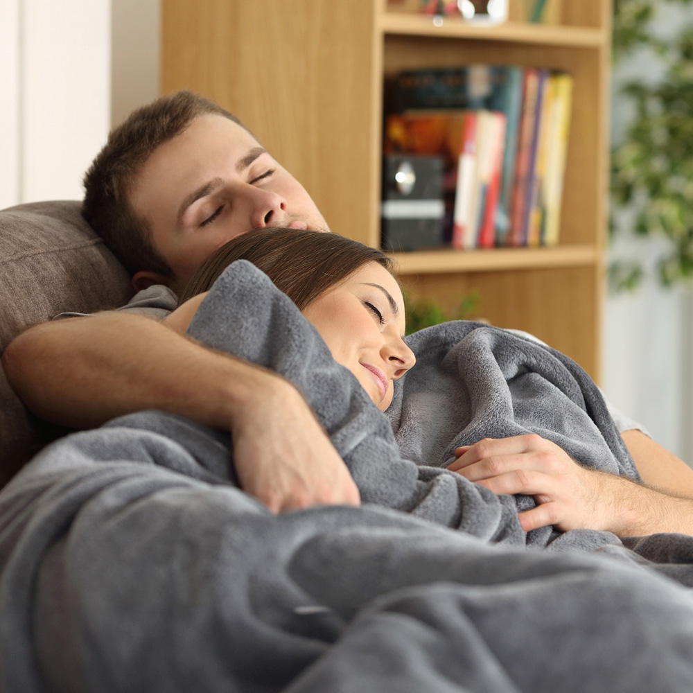Air Pro Grey King Size Flannel Heated Electric Blanket with Controller Image 2