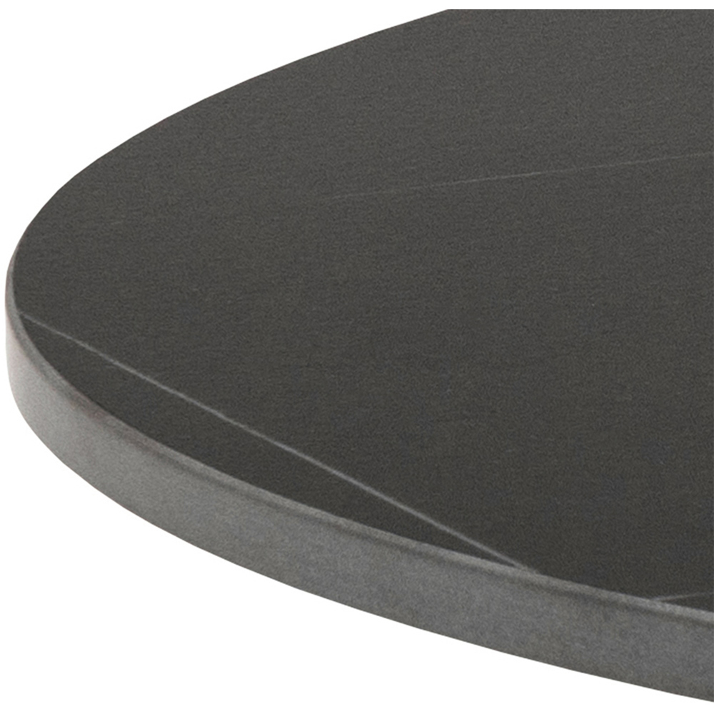 Florence Malta Black Ceramic Round Coffee Table Image 3