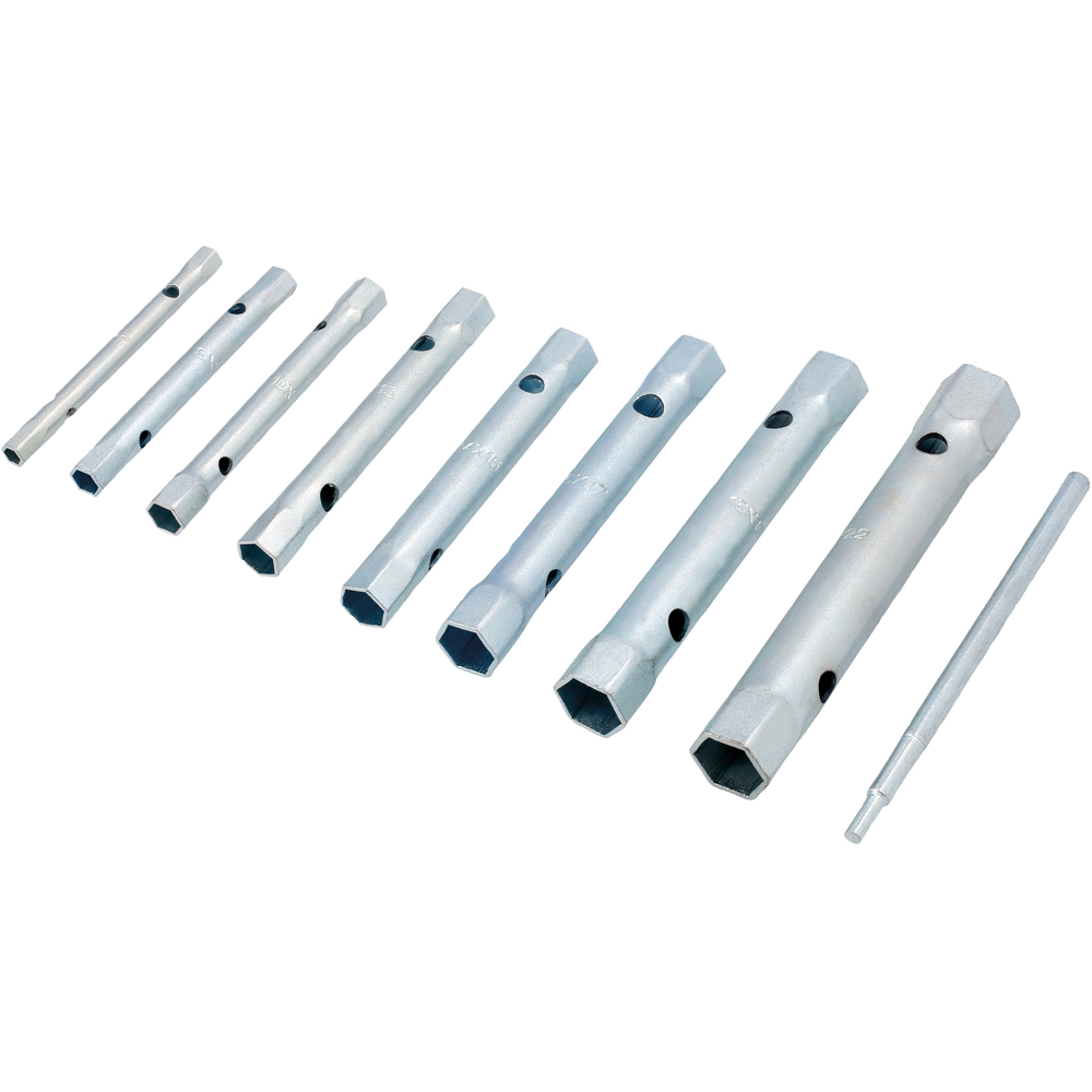 Laser 8 Piece Double Ended Metric Tubular Box Spanner Set Image 2