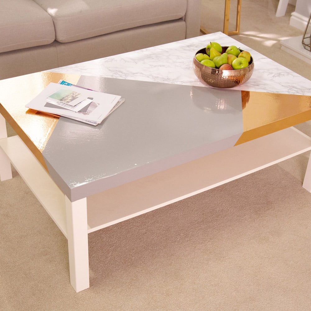 d-c-fix Glossy Grey Sticky Back Plastic Vinyl Wrap Film 67.5cm x 2m 5 Pack Image 3