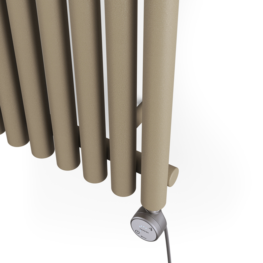 Terma Rolo Room Quartz Mocha Electric Radiator Bluetooth 1000W 1800 x 480mm Image 5