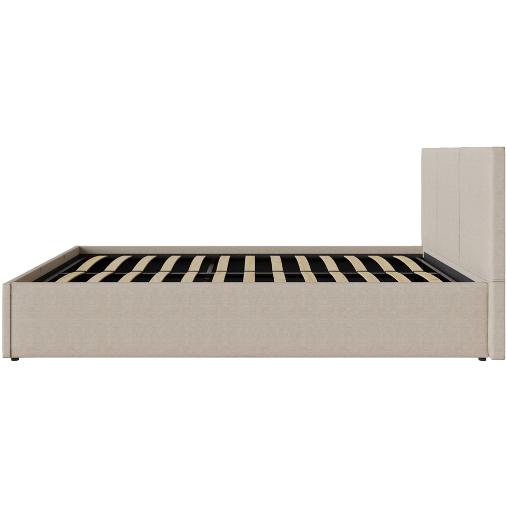 GFW Double Natural Side Lift Ottoman Bed Image 5