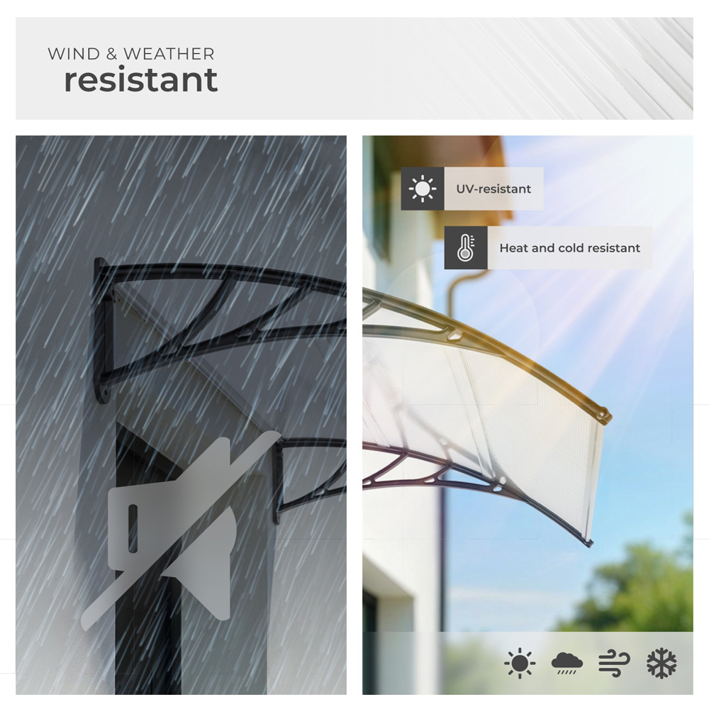 tectake Transparent Canopy 1.2 x 0.9m Image 5