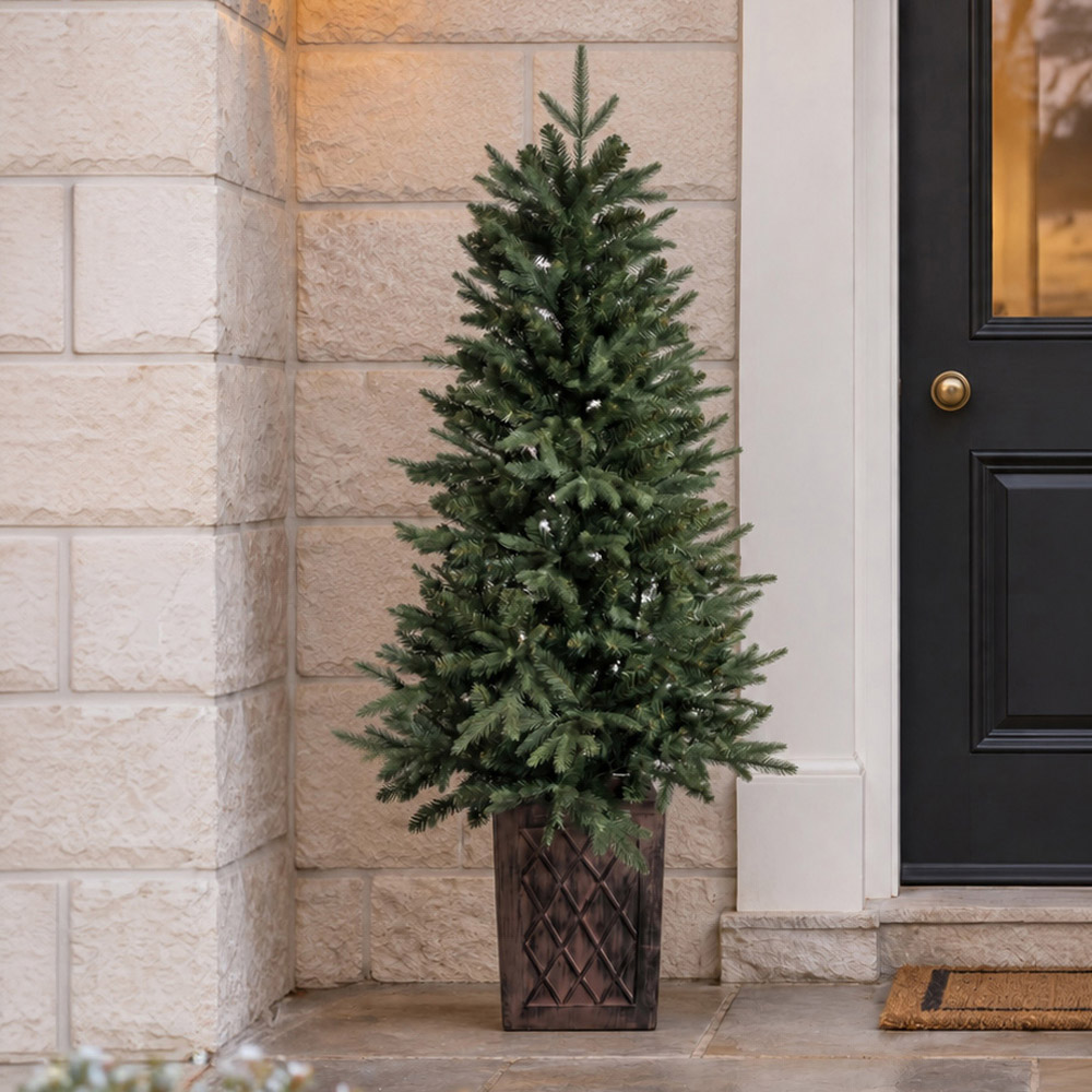 Bosk Rivington Fir Artificial Potted Christmas Tree 4.5ft Image 2