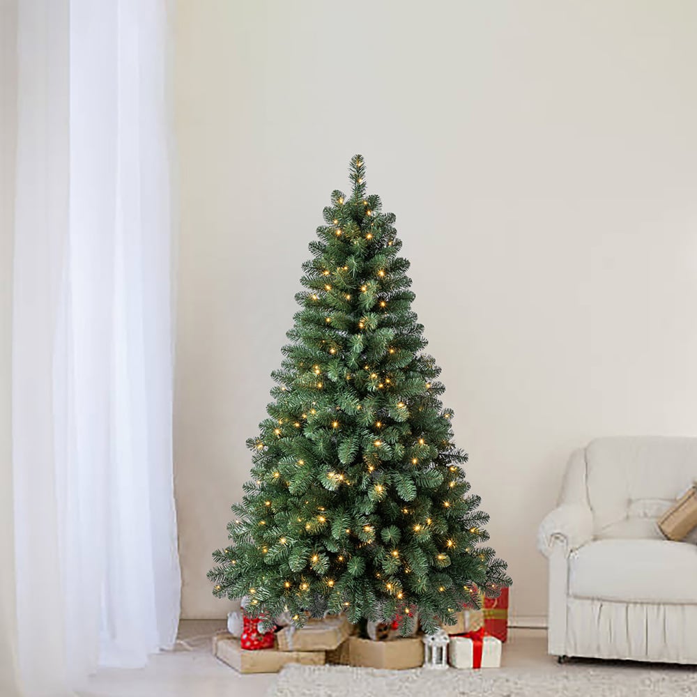 Evergreen Classics Oxford Pine Pre Lit Artificial Christmas Tree 6ft Image 7