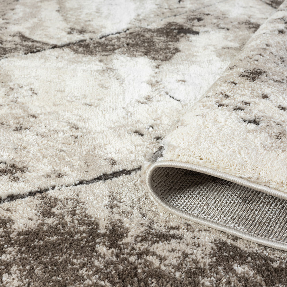 Desire Rugs Eleanor Mocha Slate Embossed Rug 80 x 150cm Image 3